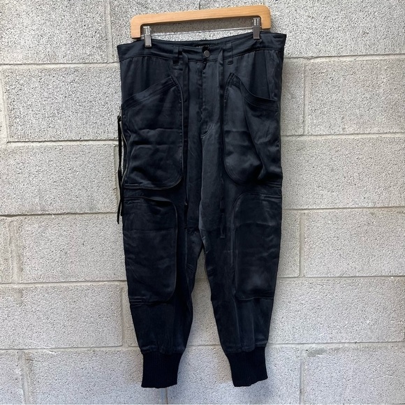 Nahmias Silk Cargo Pants - Picture 1 of 9
